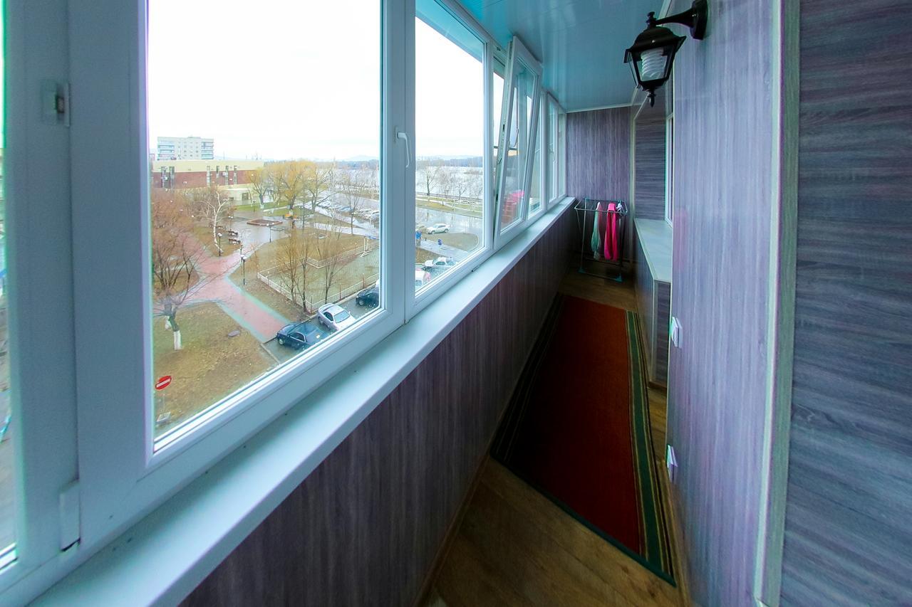 Apartlux On Slavskogo 26 View River Ust-Kamenogorsk Luaran gambar